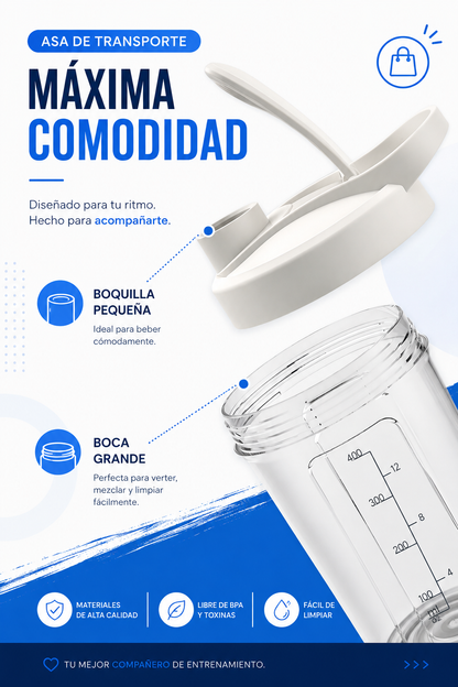 Shaker Eléctrico Automático 400 ml USB